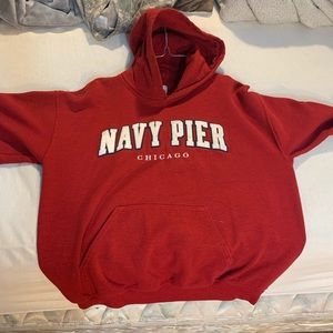Navy pier hoodie